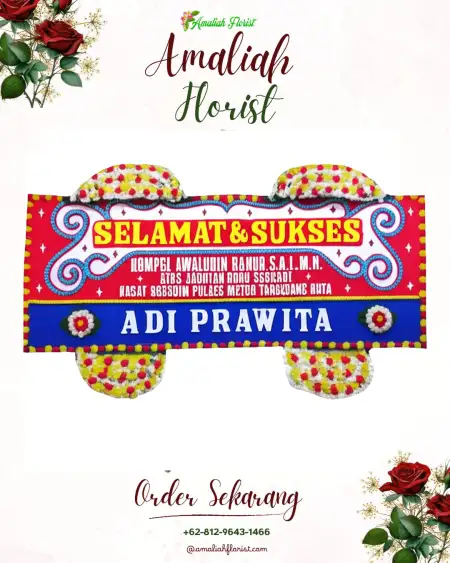 Papan Bunga Ucapan Selamat Idaman